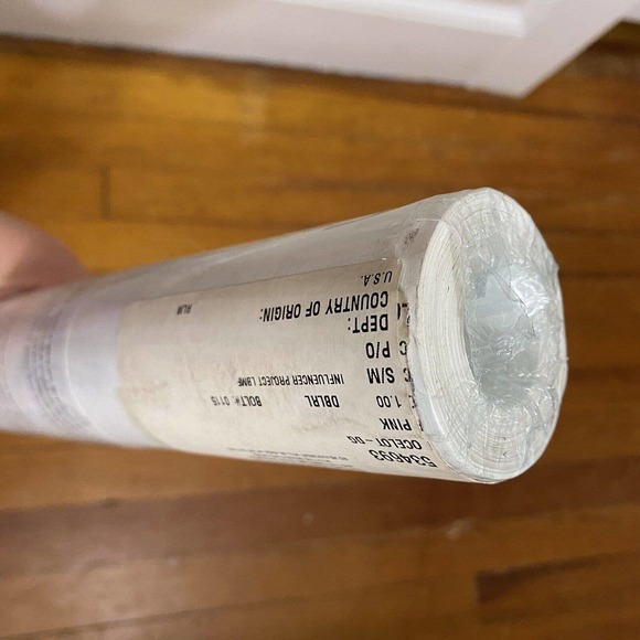 Dana Gibson ocelot white pink leopard print wallpaper double roll 27 in x 30 ft - Picture 6 of 8